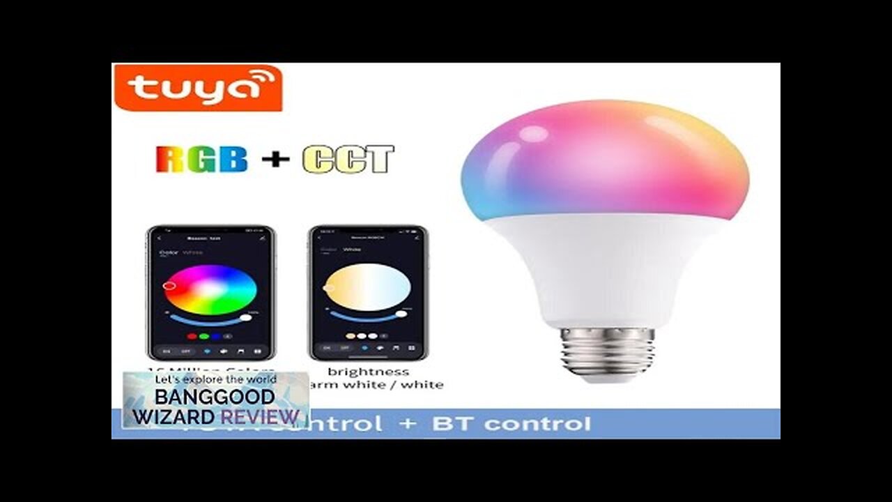 CROSIKO E27 B22 Smart RGBW LED Bulb Works With Tuya Smart Led Review