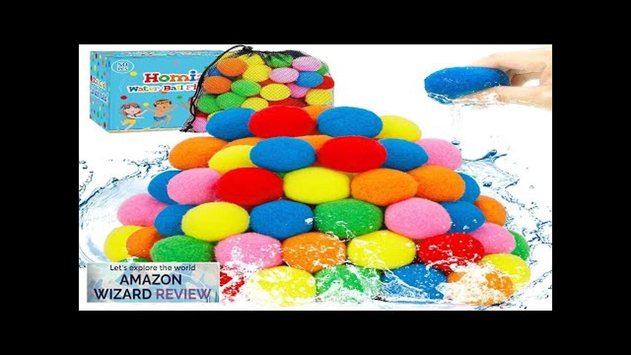 50 PCS Reusable Water Balloon Water Balls Splash Balls Water Soaker Balls Review