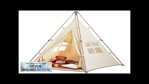 VEVOR Kids Play Tent Teepee Tent for Kids 1-5 Years Old Tent Review