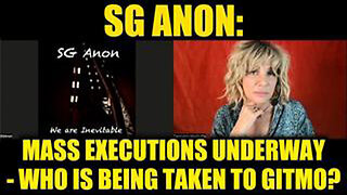 SG ANON: MASS EXECUTIONS UNDERWAY - WHO IS BEING TAKEN TO GITMO?