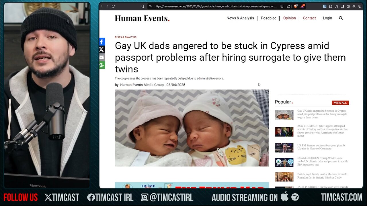 Gay Couple DENIED Passports For Surrogacy Babies Sparking Outrage, Conservatives Say NO BUING BABIES