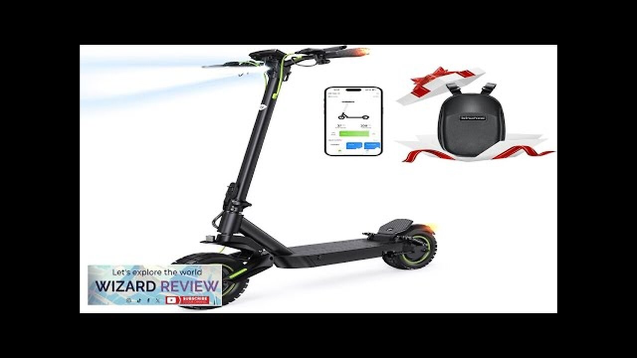 isinwheel Electric Scooter Adults 28/21 MPH Top Speed 1000/800W Motor E-Scooter Review