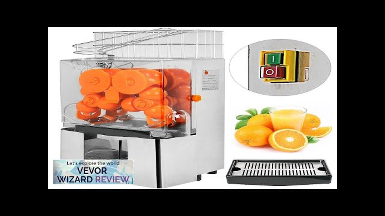 VEVOR Commercial Juicer Machine 110V Juice Extractor 120W Orange Squeezer for 22-30 Review