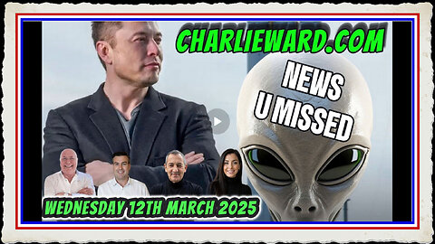 CHARLIE WARD DAILY NEWS WITH CHARLIE WARD, PAUL BROOKER WARREN THORNTON WEDNESDAY 12TH MARCH 2025