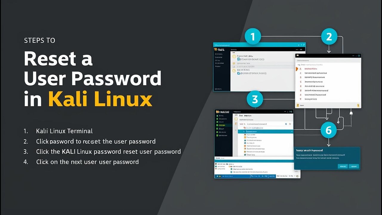 How to Reset a User Password in Kali Linux