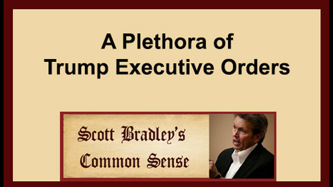 A Plethora of Trump Executive Orders