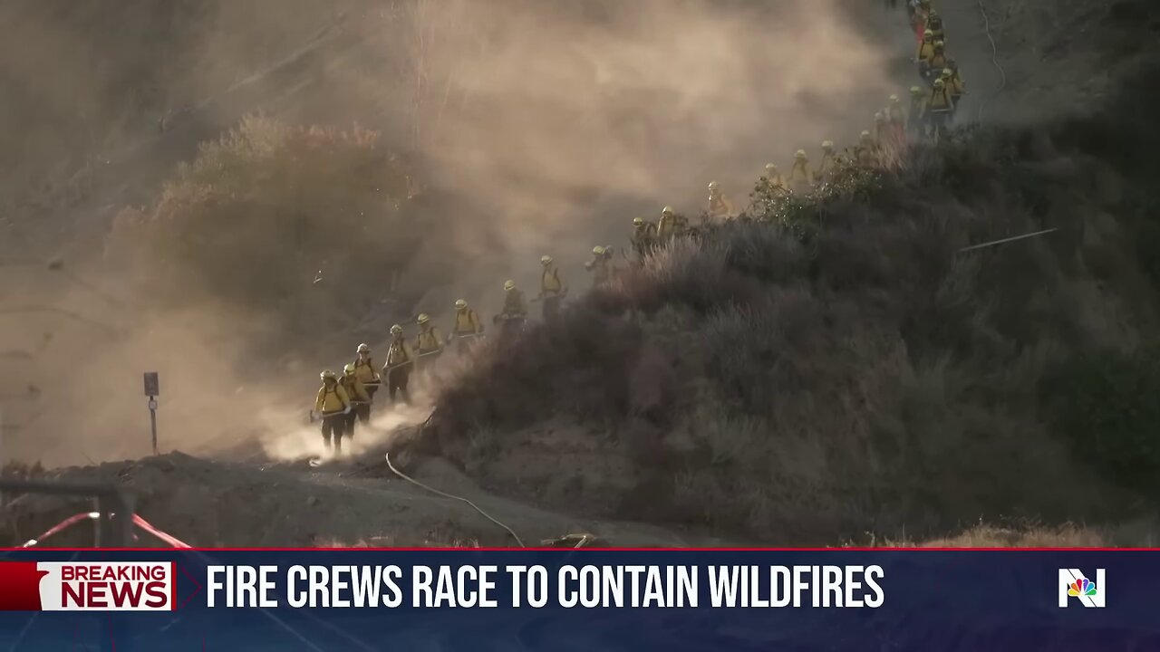 Signs of progress as firefighters continue to battle deadly wildfires