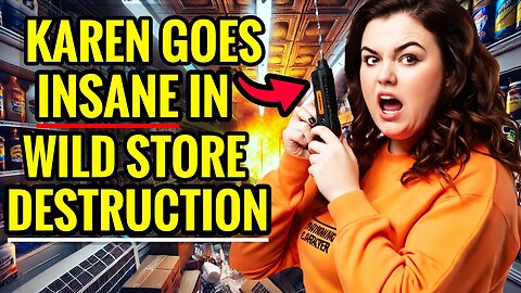 BIPOLAR WOMAN Fights COPS with a SCREWDRIVER in Gas Station Robbery!