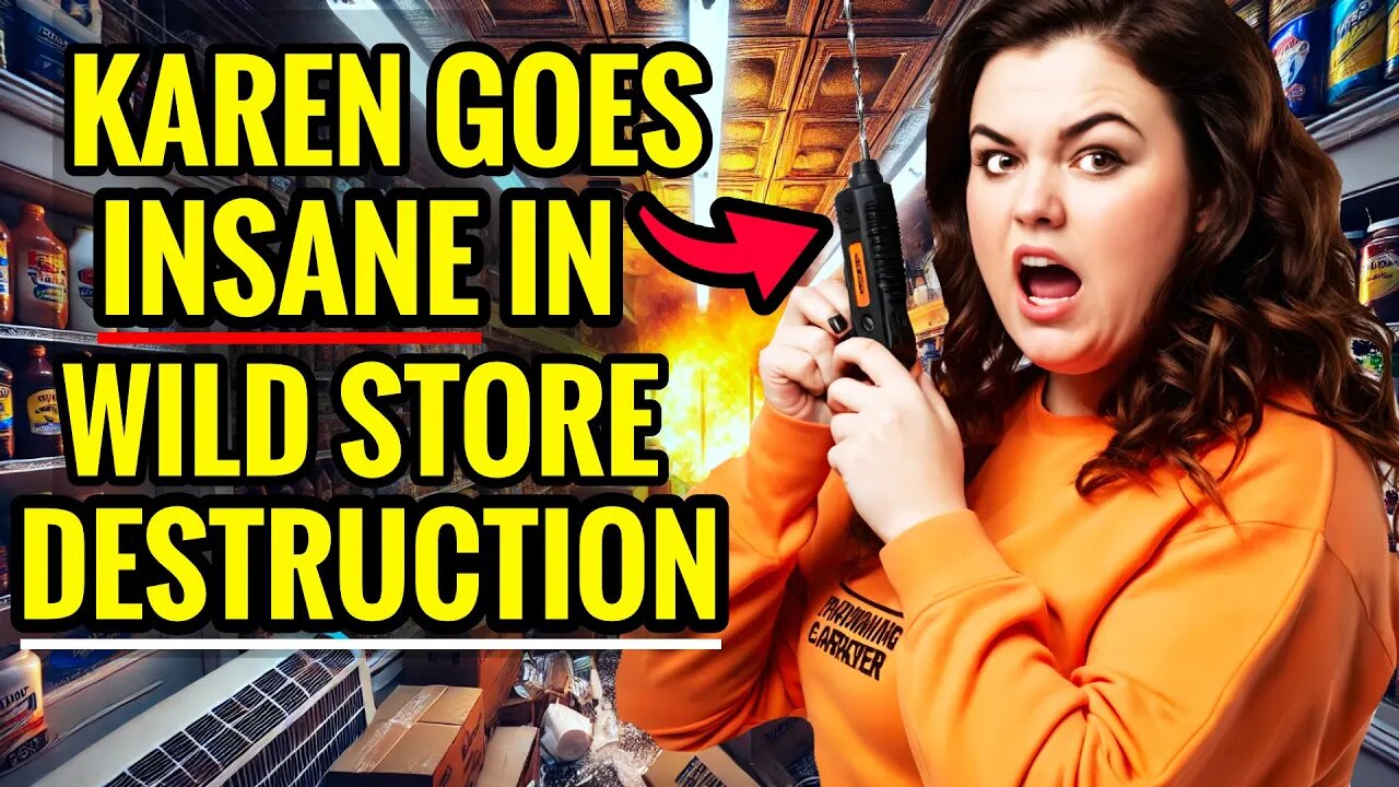 BIPOLAR WOMAN Fights COPS with a SCREWDRIVER in Gas Station Robbery!