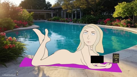 Kylie bares it all by the pool