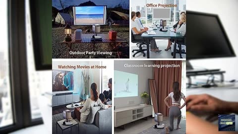 HVAYING Desktop Projector Stand Adjustable Tilt