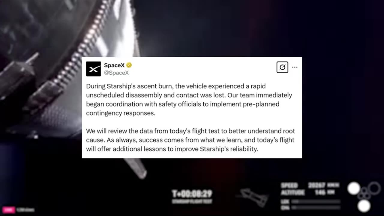 "Starship Successfully Launches and Lands Booster, But Loses Contact During Flight"