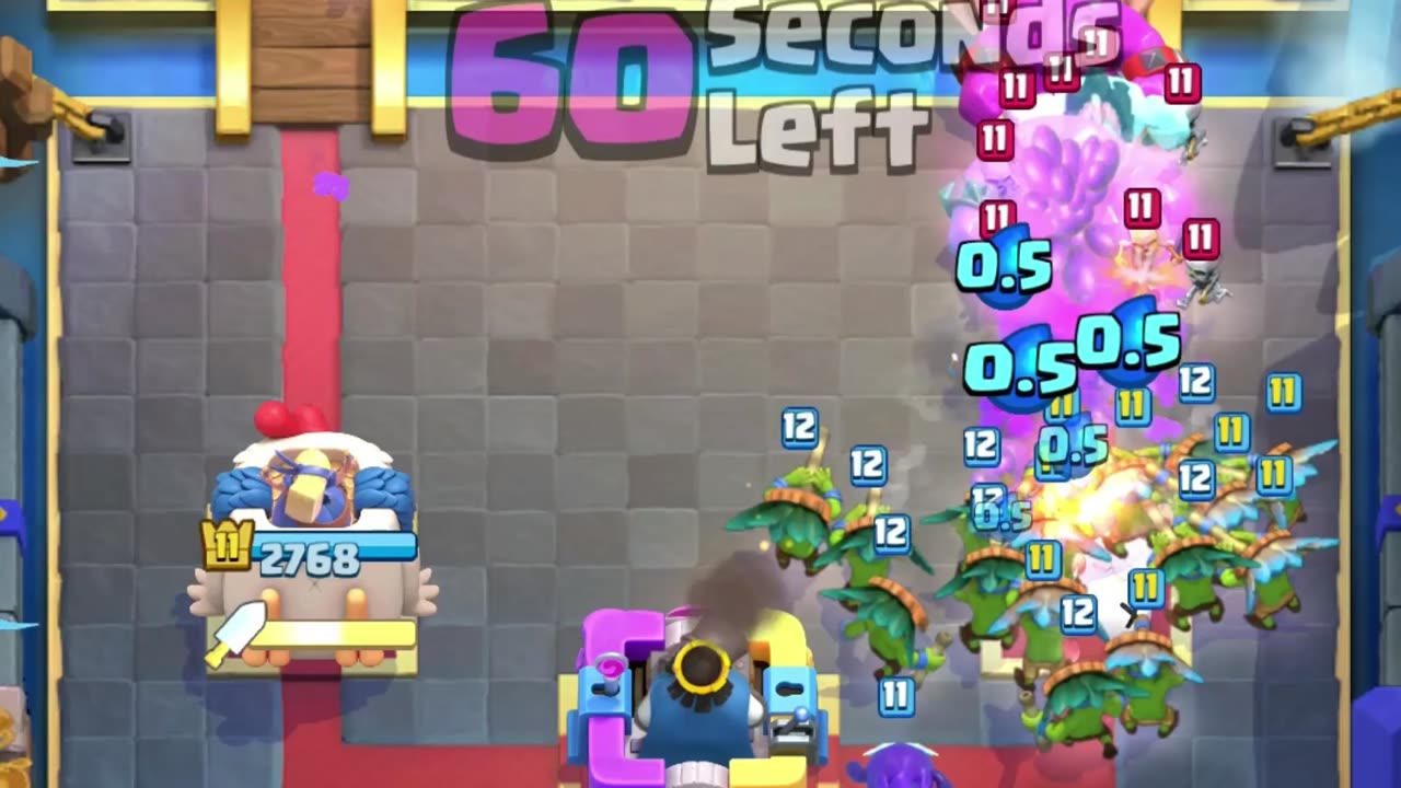 Clash Royale Satisfying Battle