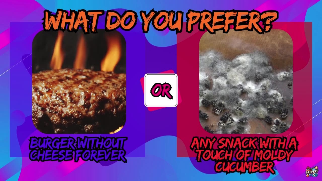 Burger without cheese forever? What Do You Prefer?