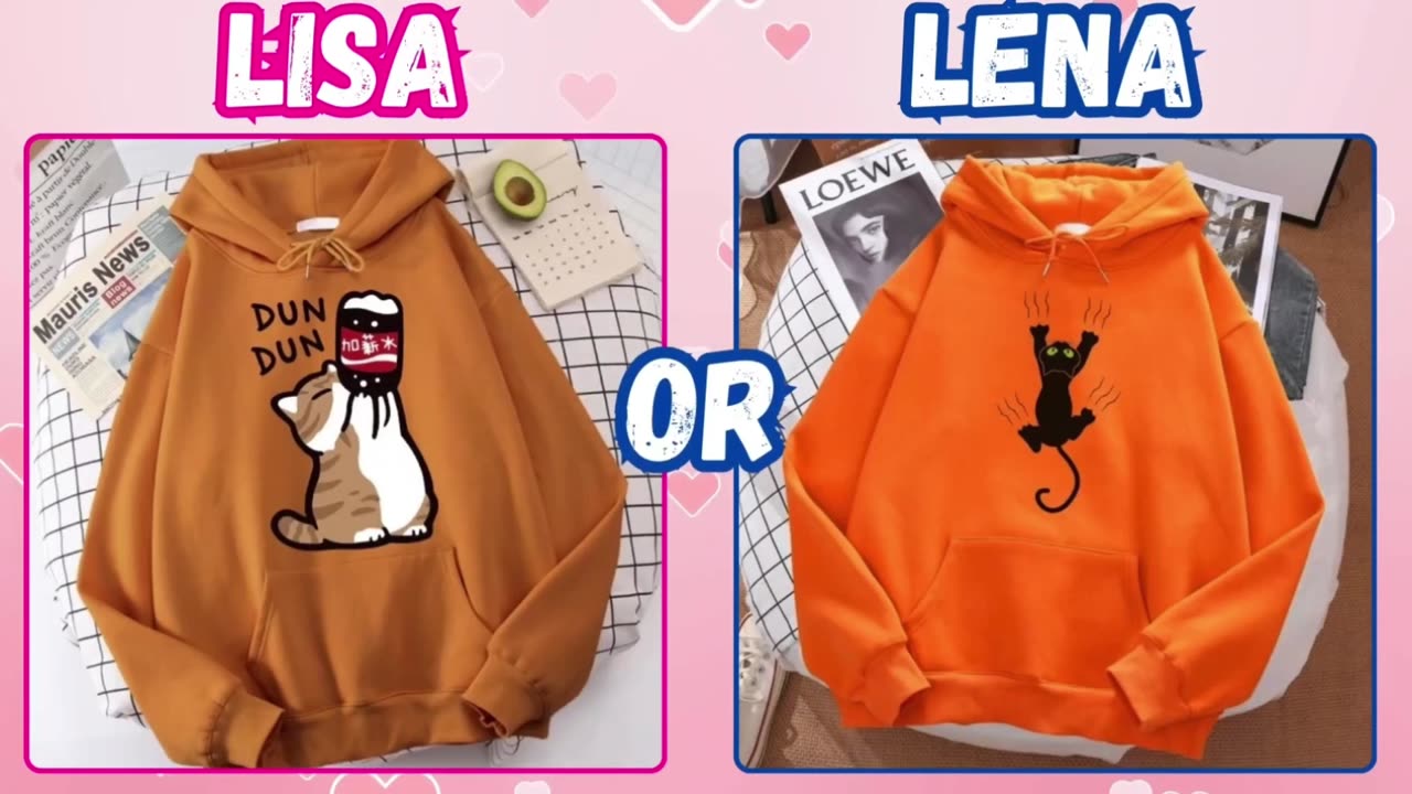 LISA or LENA 💜💖Sanrio Edition | Fashion, Clothes, Accessories, Long Compilation & More Fun Choices