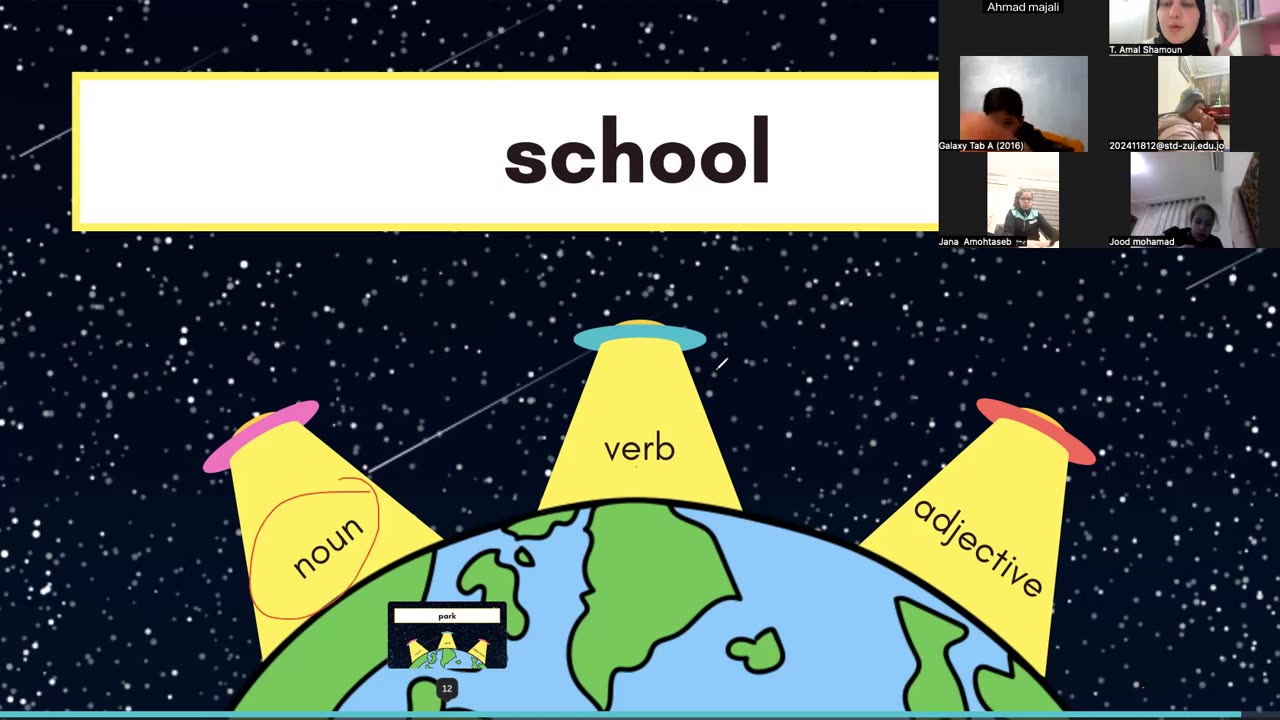 Parts of Speech (Noun, Verb, Adjective) Class 9