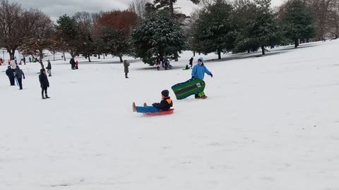 Snow Day at Owl's Head Park