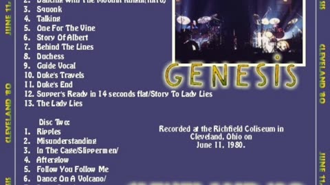 Genesis - Live - 1980.06.11 - Cleveland - Richfield Coliseum