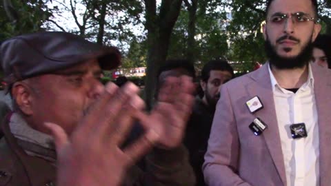 Speakers Corner - Uncle Sam debates Ali Dawah about Muslim women being oppressed