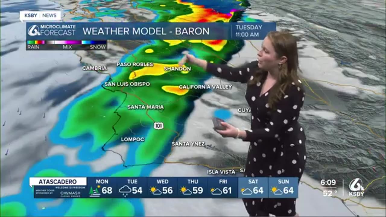 Waves, fog, and rain make for an active pattern ahead of Christmas day