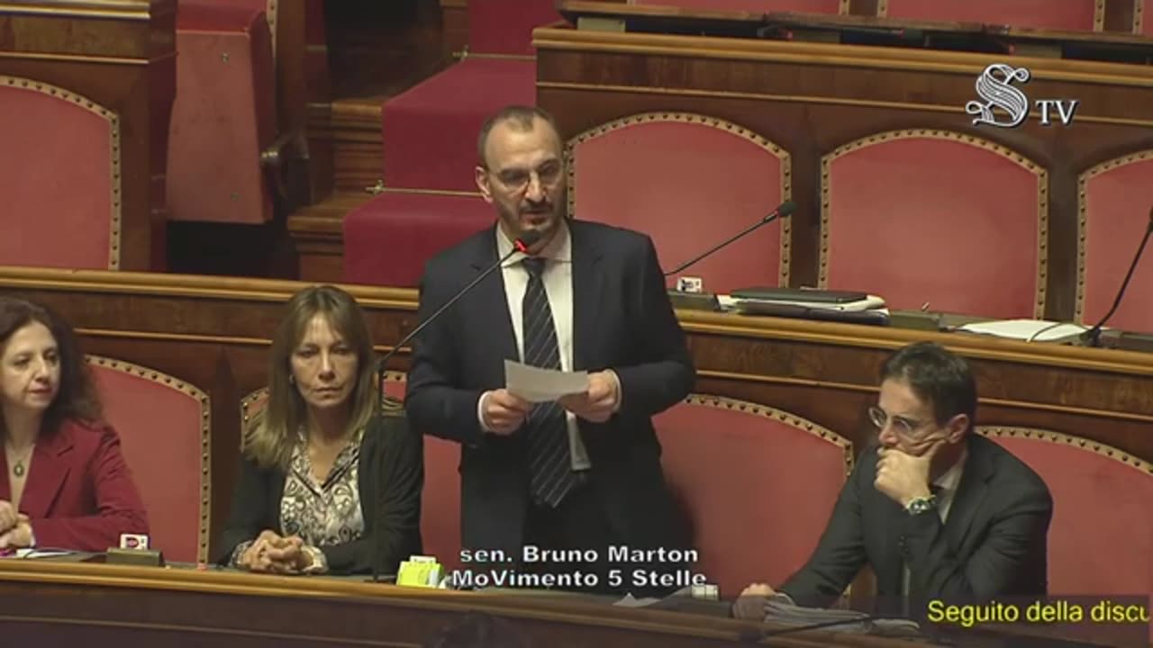 Bruno Marton - Intervento in Senato (22.01.25)