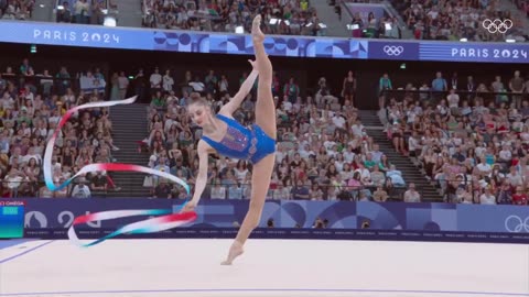 Boryana Kaleyn's magical dance with the Ribbon 😮‍💨✨