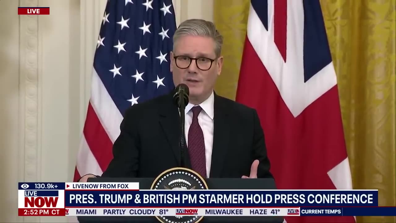 FULL: Trump, Starmer hold joint press conference from White House