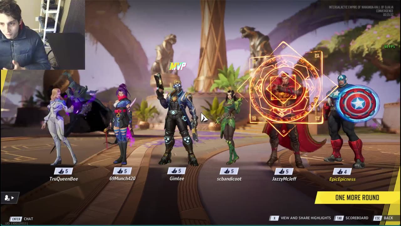 Highlight Of Psylocke In Marvel Rivals Online Competitive Match #107 On PC With Live Commentary