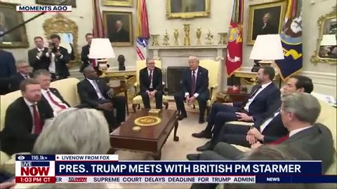 President Trump Meets with British PM Starmer | U.S.-U.K. Talks