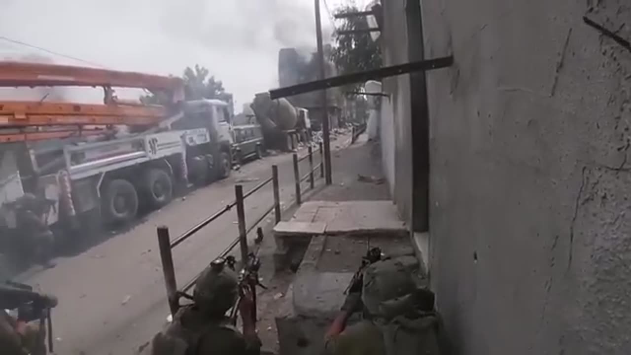 Gun Battles on The Streets of Gaza