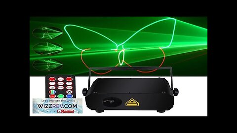 500mW RGY Animation Laser Light Stage Disco DJ Eeuipments Laser Projector Pattern Review