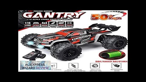 SCY 16102 1:16 50KM/H 4WD RC Car With LED Light Remote Control Review