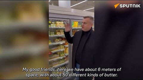 The Deputy Speaker of the Slovak Parliament, Andrej Danko, went to a Moscow supermarket