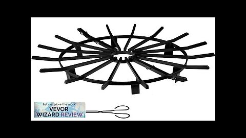 VEVOR 28in Fire Grate Log Grate Wagon Wheel Firewood Grates 16 Iron Review