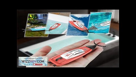 HC 804 2.4G Mini Remote Control High Speed RC Boat LED Light Review