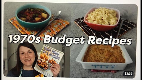 1970s BUDGET RECIPES - Good Food on a Budget!