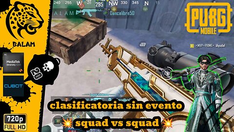 Pubg Mobile | jugando unas partidas en escuadra sin evento