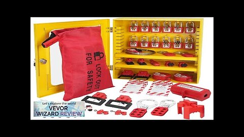 VEVOR Electrical Lockout Tagout Kit 59 PCS Safety Lockout Tagout Station Review