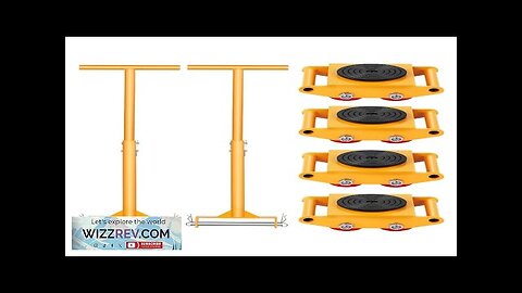 VEVOR Machine Skate 13228 lbs 6T Machinery Skate Dolly with Handle 360° Review