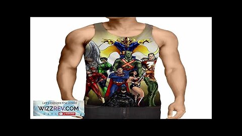 Justice League DC Superheroes All Characters Cool Tank Top Review