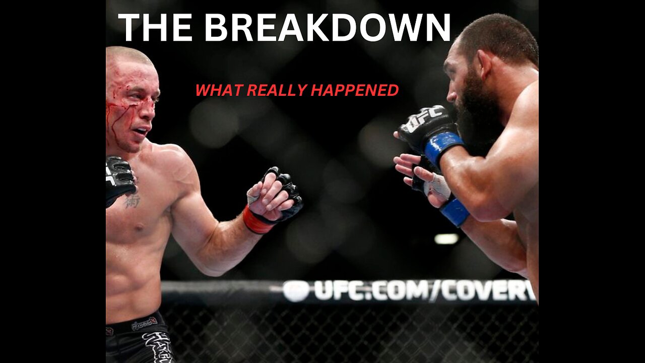 GEORGE ST PIERRE VS JOHNY HENDRICKS BREAKDOWN