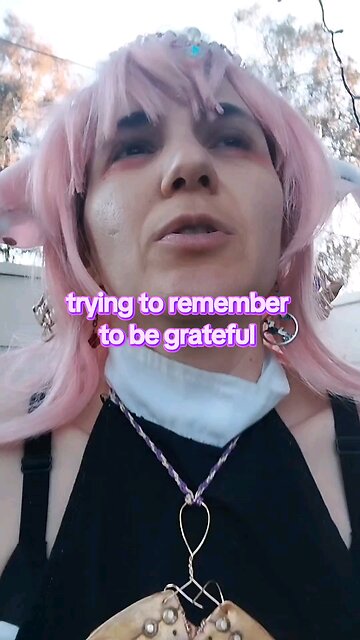 remembering to be grateful.