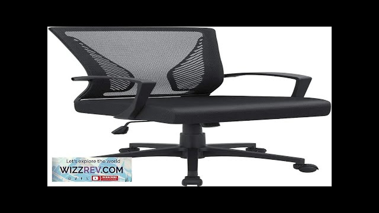 Office Chair Mid Back Swivel Lumbar Support Desk Chair Computer Ergonomic Mesh Review