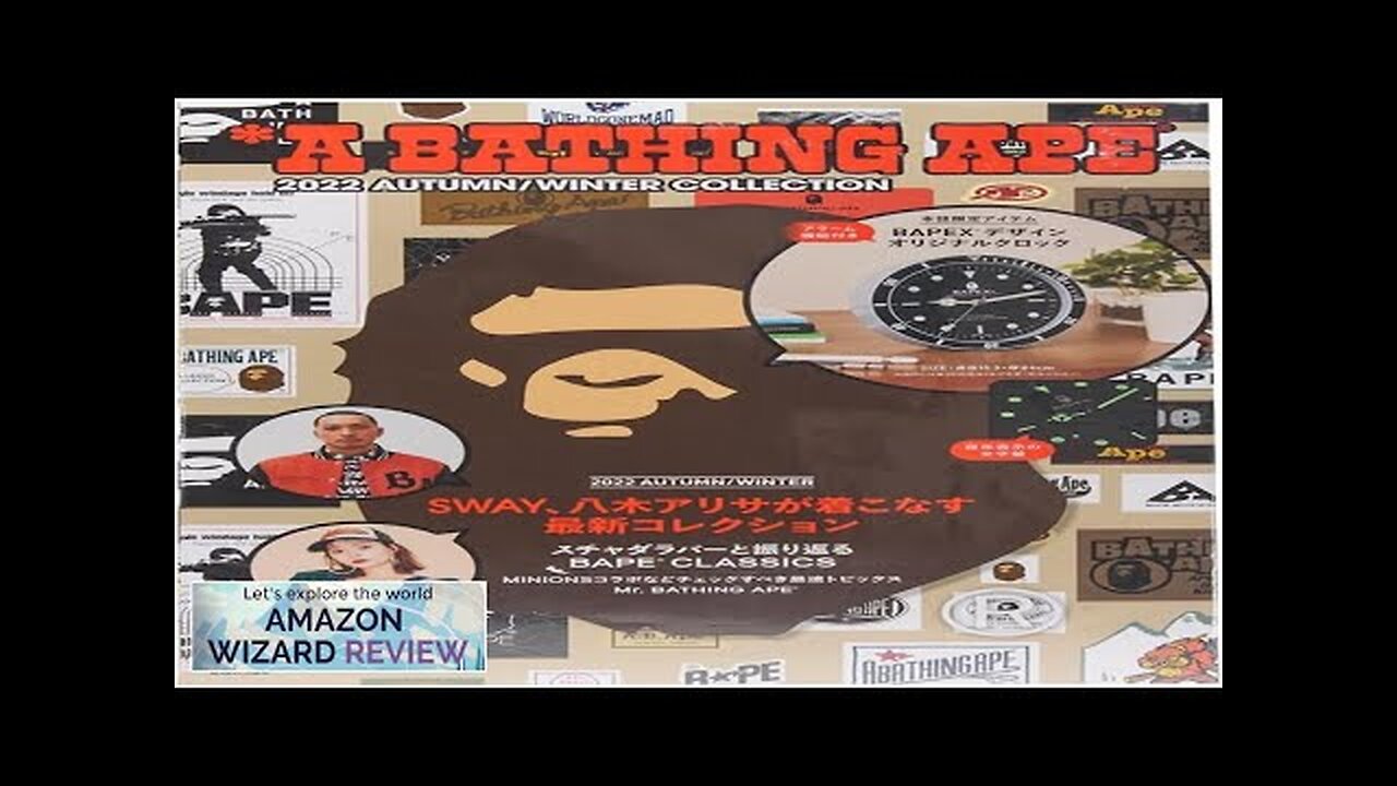 BAPE 2022 Magazine With Wall Clock Review