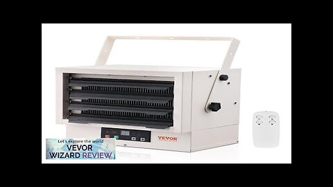 VEVOR Electric Garage Heater 7500-Watt Digital Fan-Forced Wall/Ceiling Mount Shop Heater Review