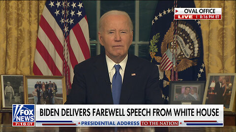 Joe Biden Warns Us Against The Tech Bros (i.e., Elon Musk) In Farewell Address