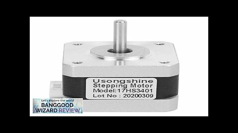 17HS3401 34mm Nema 17 Stepper Motor 42 Motor 42BYGH 1.3A 28N.cm 4-lead Review