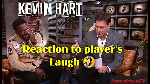 Kevin Hart Hilariously reacts to Kawhi's laugh | Get Up! | RayderMediaTV