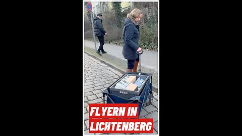 Flyer verteilen bis die Sohlen glühen