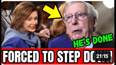 Nancy Pelosi SECRETLY Backing Mitch, FALLS OFF STAGE to STOP Trump!